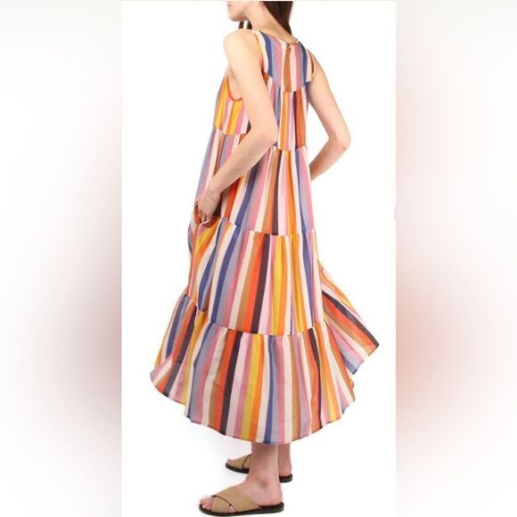 Xirena Eva Dress in Colorful Aventine Stripe - Picture 11 of 11